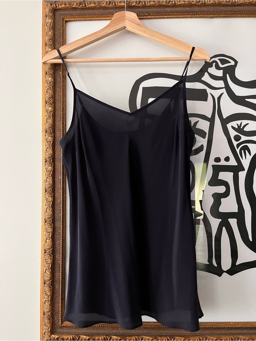 J. Crew Navy Silk Camisole